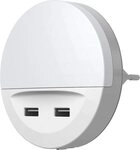 Ledvance Nachtlicht Ledvance LED Nachtlicht Lunetta USB wei&szlig;, Inkl. Leuchtmittel,