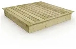 Wickey Sandkasten King Kong mit Sitzrand & abnehmbarem Deckel - Verschiedene...