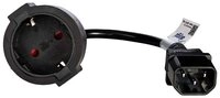 Akyga Verl&auml;ngerungsstromkabel CEE 7/4 / C14 15cm AK-PC-10A Computer-Kabel