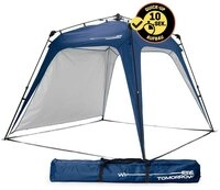Lumaland Pavillon aufgebaut in unter 2 Minuten, 2,5 x 2,5m Camping Partyzelt Zelt