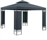 Casaria Pavillon Lorca, 3x3m Farbwahl UV-Schutz 50+ Wasserabweisend Stabil Robust