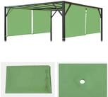 MCW Pavillon-Ersatzdach Beja 3x4m-E, 272 x 596 cm, Mit Wasserablauf&ouml;sen,...