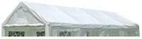 DEGAMO Pavillon-Ersatzdach PALMA, f&uuml;r Zelt 4x8 Meter, PE weiss 180g/m&sup2;, mit