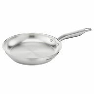 Tefal Bratpfanne Virtuoso Unversiegelt Edelstahl &Oslash; 24 cm, Edelstahl