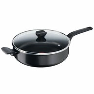 Tefal Schmorpfanne Easy Cook & Clean mit Deckel Aluminium &Oslash; 28 cm, Aluminium