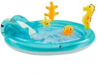 Happy People Planschbecken Kinderpool Ocean (150x18cm), mit Spr&uuml;hfunktion