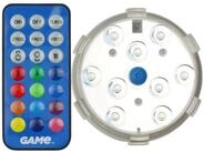 SUMMER FUN Teichleuchte Unterwasserlicht 3'' mit Magnet und Fernbedienung