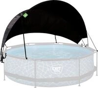 EXIT Poolverdeck Sonnensegel, spendet Schatten beim Baden in der Sommerhitze