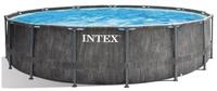 Intex Framepool Set "Prism Greywood" inkl. Kartuschenfilteranlage