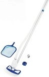 BESTWAY Kescher AquaClean Pool Reinigung Kit Poolsauger Teleskopstange 279cm