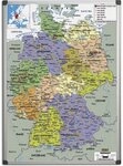 bi-office Wandtafel Kartentafel Deutschland magnethaftend 120x90cm