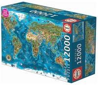 Educa Puzzle Puzzle Wunder der Welt 12000 Teile, Puzzleteile
