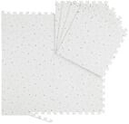 relaxdays Spielmatte 8tlg. Puzzlematte mit Sternen
