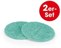 CLEANmaxx Wischmopp CLEANmaxx Ersatz-Pads 2er-Set t&uuml;rkis, Ersatz-Pads 2er-Set