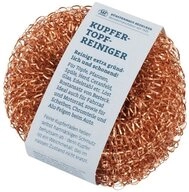 Redecker Reinigungsschwamm Kupfer-Topfreiniger, 7,5 cm, 20g, 2er Set, Ideal f&uuml;r