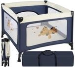 tectake Laufgitter Baby Laufstall, stabil und kompakt faltbar