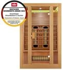 Artsauna Infrarotkabine Nyborg S120V Dual Technologie, f&uuml;r 2 Personen, Hemlock-Holz,