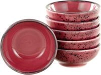 CreaTable Tapas-Schale NATURE COLLECTION, Steinzeug, (Set, 6-tlg), Snackschale,