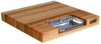 Boos Blocks Schneidebrett Prep Masters, AhornHolz, 61x46x6 cm mit Saftrille &