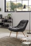 SalesFever Relaxsessel Toulon - Komfortabler Loungesessel, mit XXL-Steppung, mit