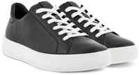 Ecco Street Tray (Premium-Leder, atmungsaktiv) schwarz Damen Sneaker