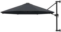 vidaXL Sonnenschirm Sonnenschirm zur Wandmontage mit Metall-Mast 300 cm Anthrazit