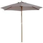 Outsunny Sonnenschirm Sonnenschirm 3-stufig verstellbar