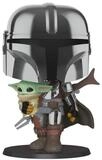 Funko Merchandise-Figur SUPER SIZED POP! 25cm Mandalorian w/Child #49931