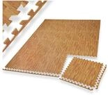 tectake Bodenschutzmatte Schutzmattenset, 12er Set mit 24 Randst&uuml;cken,...