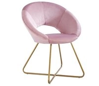 HOME DELUXE Stuhl Samtstuhl SELESA 72 x 58 x 44 cm, Esszimmerstuhl K&uuml;chenstuhl