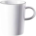 Thomas Porzellan Becher Cucina Basic Colori Black Becher mit Henkel 0,28&nbsp;l,