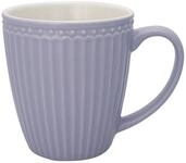 Greengate Becher Alice Becher mit Henkel lavender 0,4 l, Stoneware