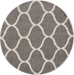 Sanat Hochflor-Teppich Madrid, rund, H&ouml;he: 30 mm, Wohnzimmer, Langflor, Shaggy