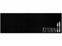 Läufer Küchenläufer Kitchen Cutlery Schwarz, Zala Living, rechteckig, Höhe:...
