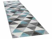 Teppich Kurzflor Teppich Dreieck Design