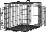 FEANDREA Tiertransportbox, S-XXXL, klappbar Doppelt&uuml;ren mit Doppelschl&ouml;ssern