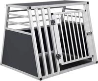 EUGAD Tiertransportbox, Alu Hundebox Reisebox Autobox f&uuml;r gro&szlig;e Hunde
