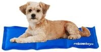 relaxdays Hundematte K&uuml;hlmatte Hund blau, 20 x 35 cm blau