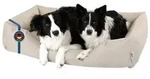 BedDog Tierbett Hundebett ZARA mit Rand, Bezug abnehmbar beige|gelb 80 cm x 115...