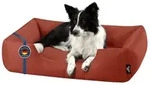 BedDog Tierbett Hundebett ZARA mit Rand, Bezug abnehmbar rot 60 cm x 75 cm