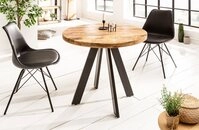 riess-ambiente Esstisch IRON CRAFT 80cm natur/schwarz - Mango-Massivholz,
