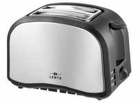 Lentz Toaster 2- Scheiben Toaster mit Brötchenaufsatz Toastautomat, 800 W,