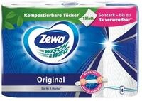 ZEWA Papierk&uuml;chenrolle Wisch&Weg Original (4-St), 2-lagig, wei&szlig;, 45 Blatt/Rolle