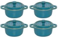 Staub Auflaufform Mini Cocotte Set 4-tlg. rund, Keramik, Keramik
