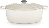 LE CREUSET Br&auml;ter Br&auml;ter Signature oval meringue 33cm, Emailliertes Gusseisen