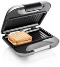 PRINCESS Sandwichmaker Sandwich Maker DeLuxe in Mattoptik, 22x12cm Bratfl&auml;che, 750