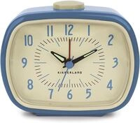 Kikkerland Quarzwecker Retro Oldscool Wecker Analog, leises Ticken, Wecker ohne