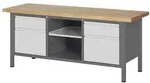 Stier Werkbank STIER H&ouml;henverstellbare Werkbank Premium mit 2 Schubladen und 2
