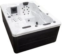 HOME DELUXE Whirlpool Outdoor Whirlpool WHITE MARBLE, (Inkl. Heizung, 27