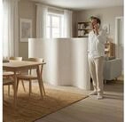 Homestyle4u Paravent Raumteiler Trennwand Bambus Sichtschutz Holz 145x200 195x200